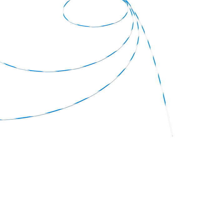 Fio guia de zebra endoscópico descartável azul