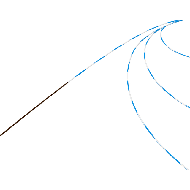 Fio guia de terapia personalizado Zebra sem ponta Tpu